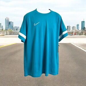 NIKE Mens T-shirt Dry Fit Size XXL Short Sleeve Crew Neck Mesh‎ Back Activewear